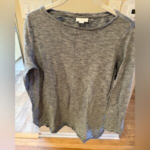 Pure Jill Soft Stretch Striped Knit Top – Size M